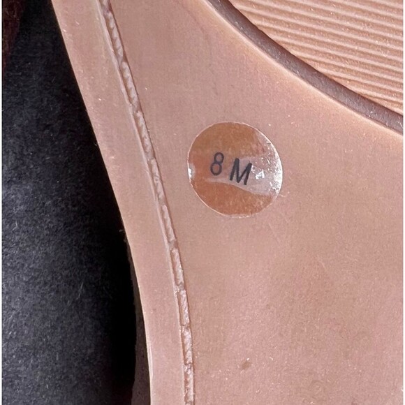 Lucky Brand Pogan Suede Leather Ankle Boots Brown Size 8 - Picture 7 of 11